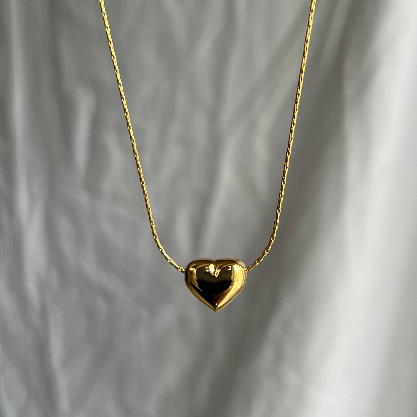 Puffy Heart Necklace