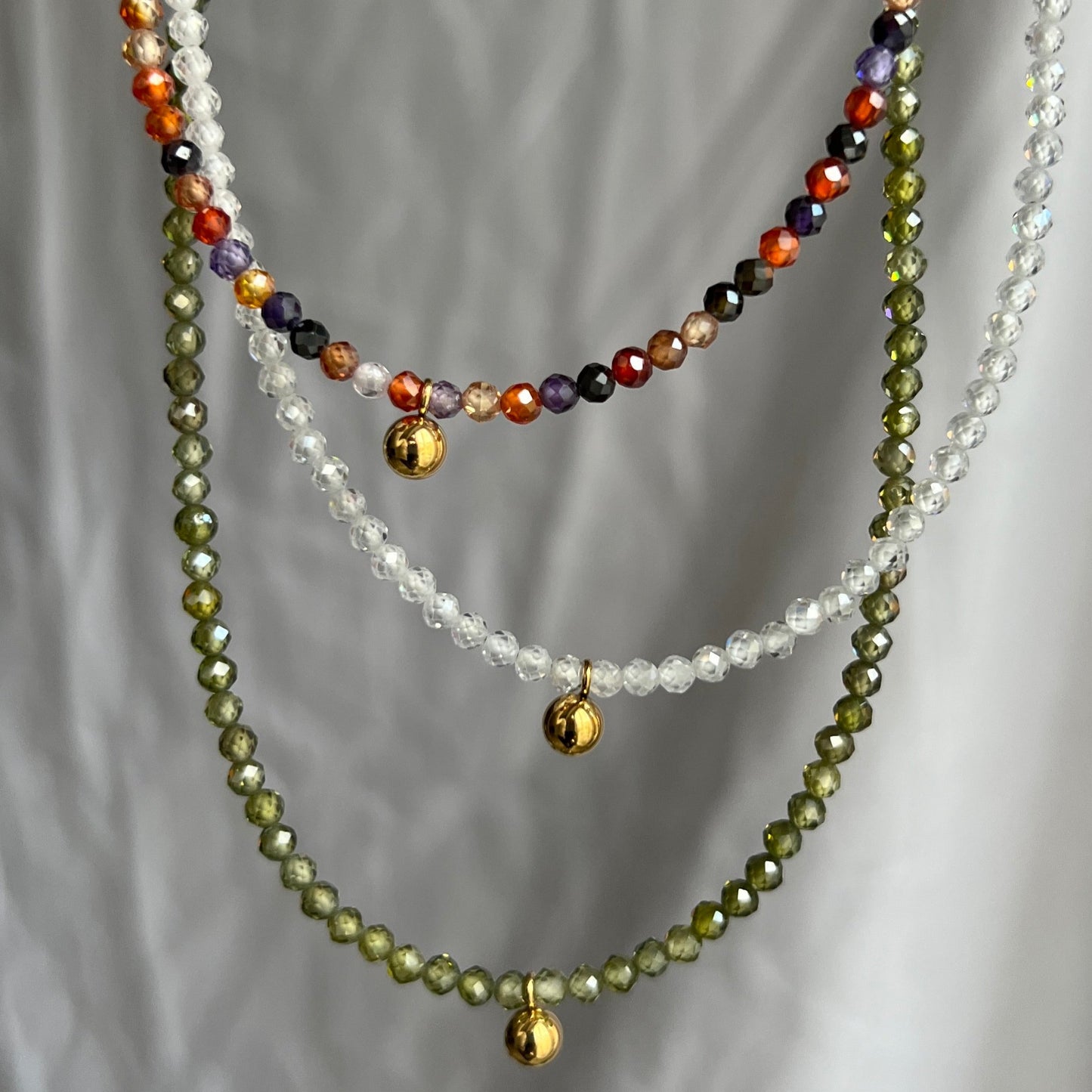 Coloured Beaded Necklace