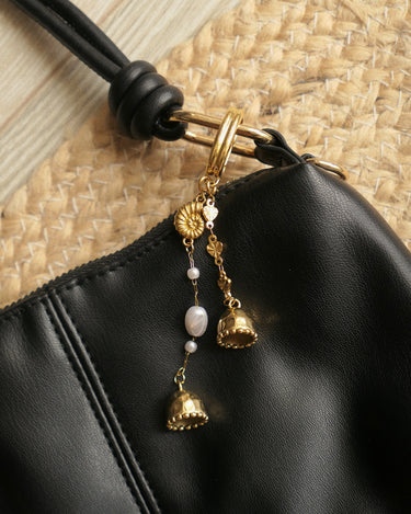 Bundle 1  Jhumka Bag Charm - Sea charm & Heart chain