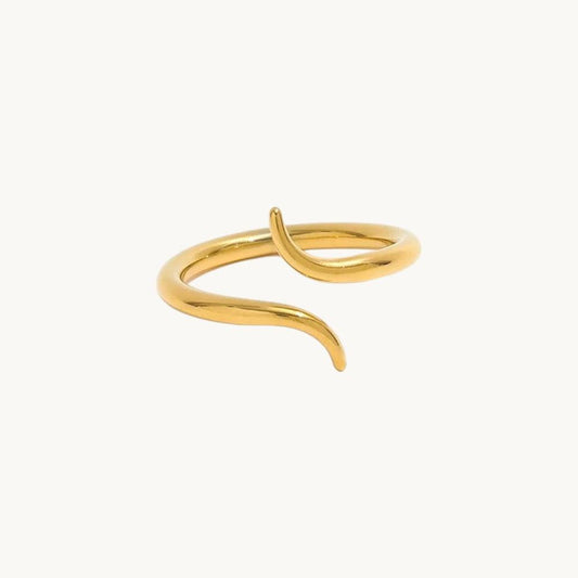 Abstract Snake Ring