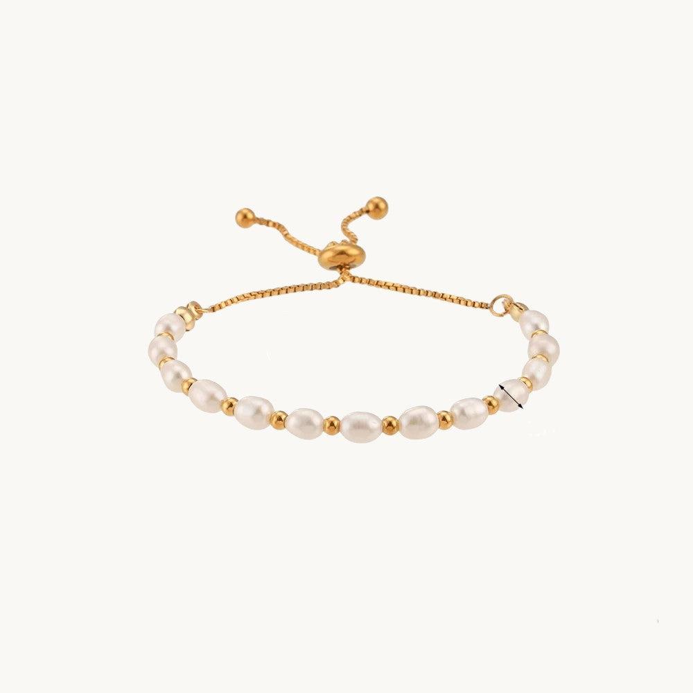 Pearl Beaded Slider Bracelet