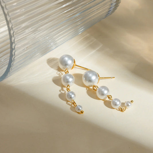 Pearl Cascade Stud