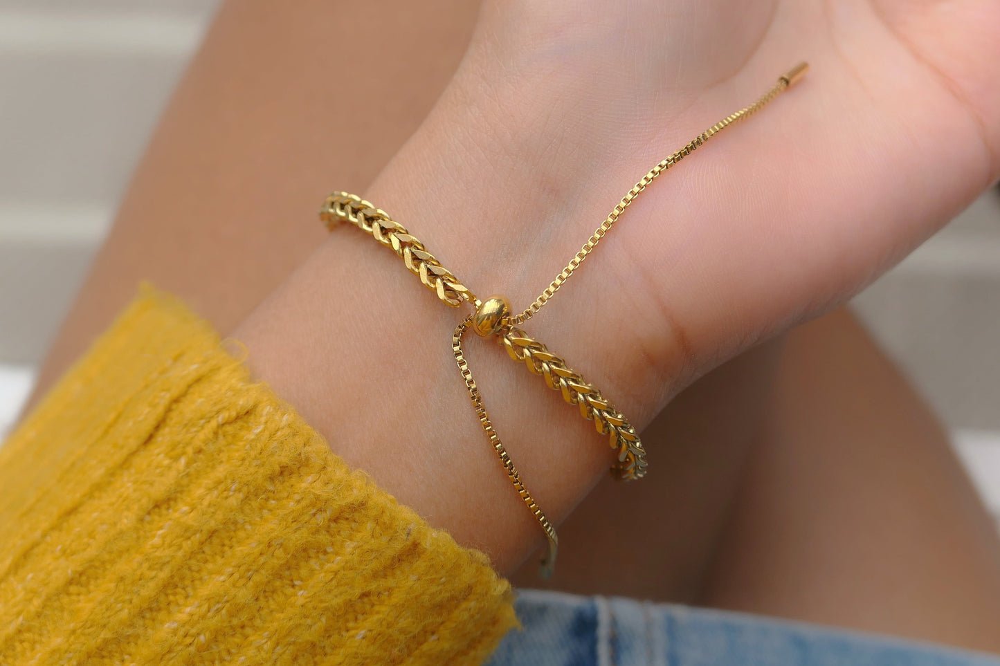 Rope Twisted Slider Bracelet