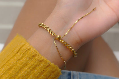 Rope Twisted Slider Bracelet