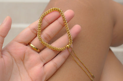 Rope Twisted Slider Bracelet