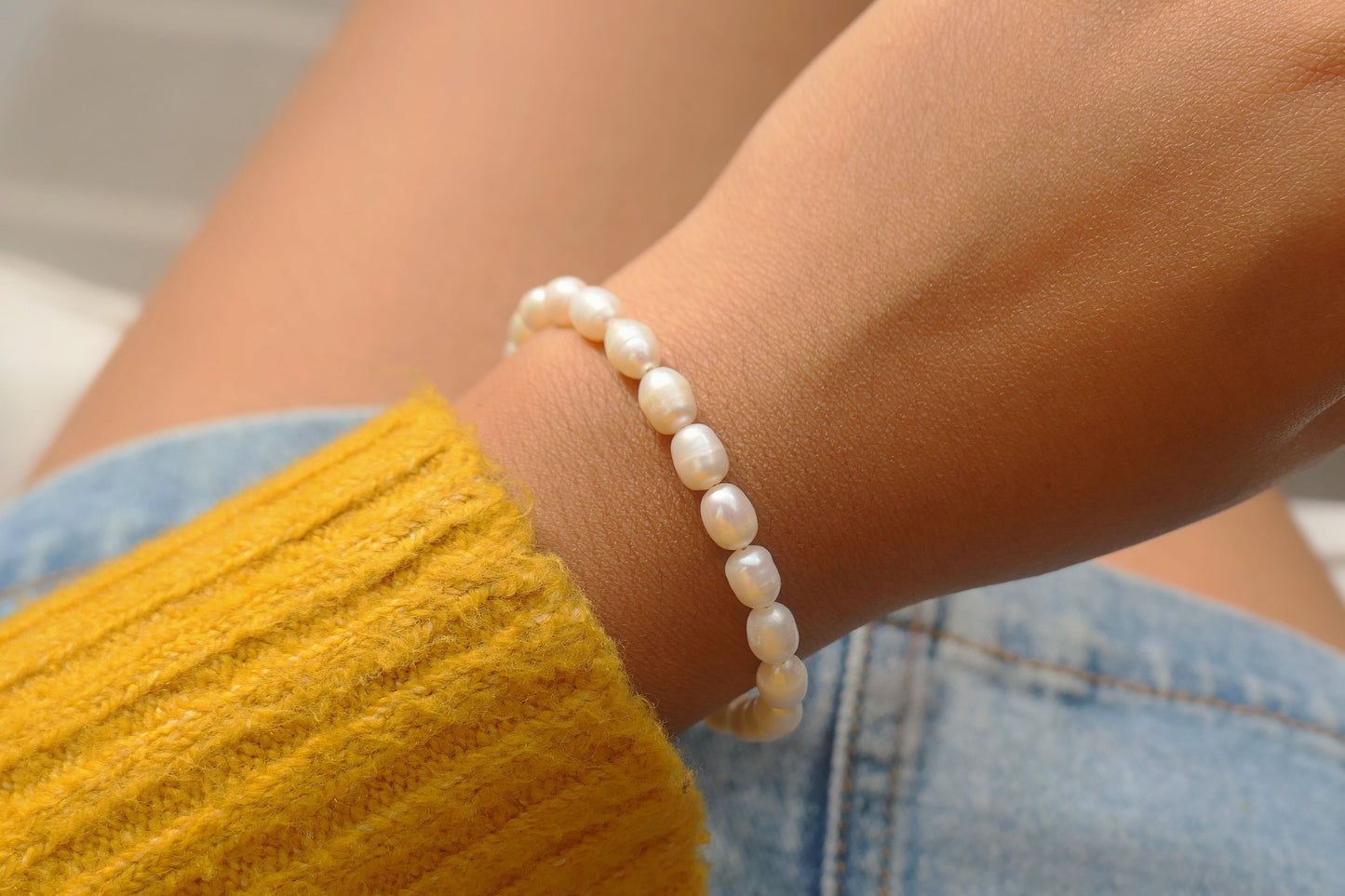 Pearl Beaded Bracelet