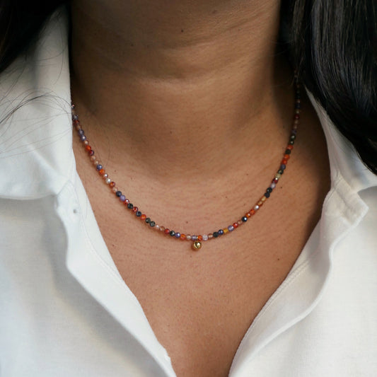 Coloured Beaded Necklace