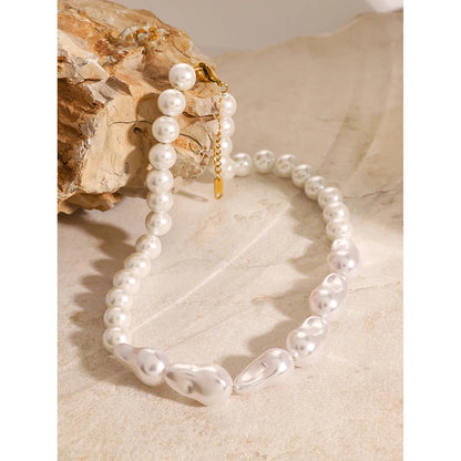 Baroque Pearl Choker