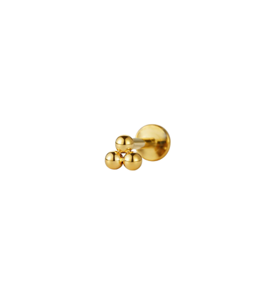 Beaded Flatback Stud