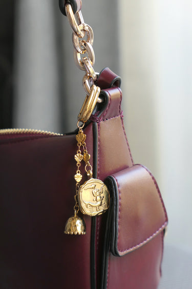 Bundle 2 Jhumka Bag Charm - Heart chain & Zodiac