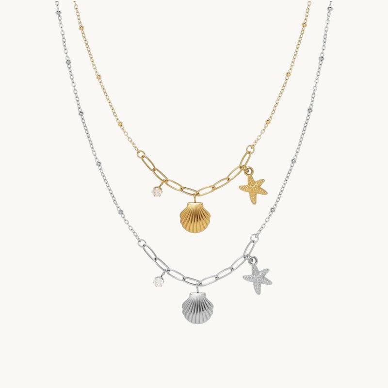 Dainty Sea Charm Necklace