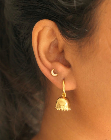 Opal Moon Flatback Stud