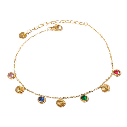 Colourful Sea Charm Anklet