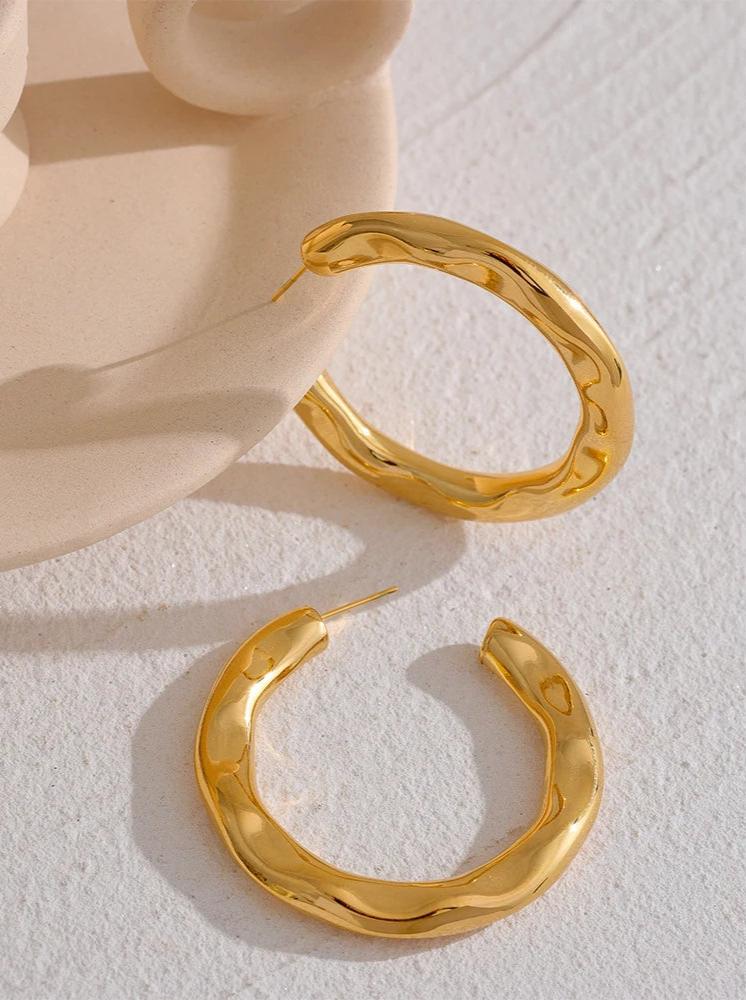 Mega Hammered Hoops