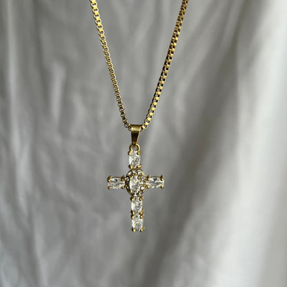 Iced Cross Necklace