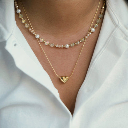 Puffy Heart Necklace