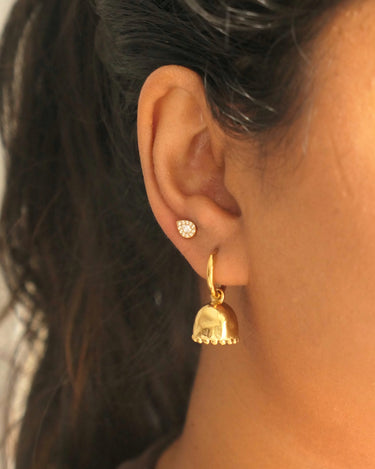 Teardrop Stone Flatback Stud