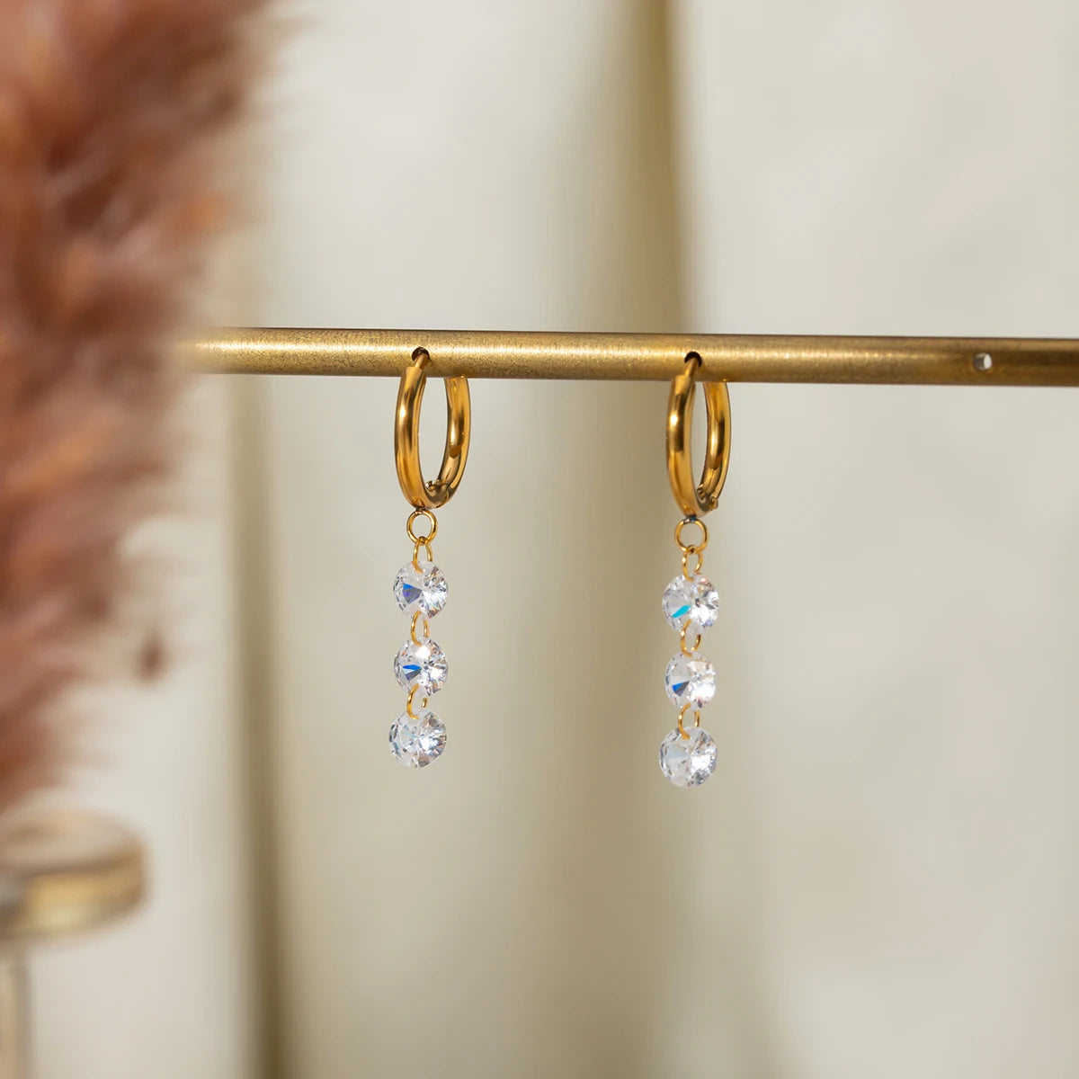 Dewdrop Hoops