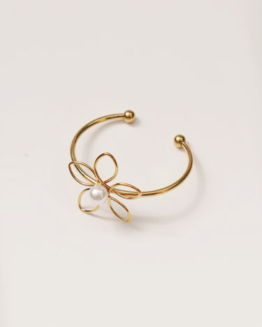 Vintage Flower Cuff Bracelet