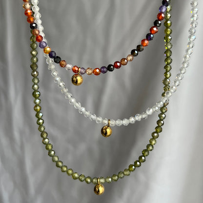 Yellow Beaded Necklace