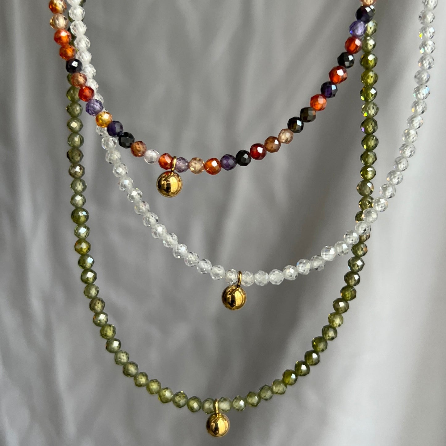 Opal Beaded Necklace