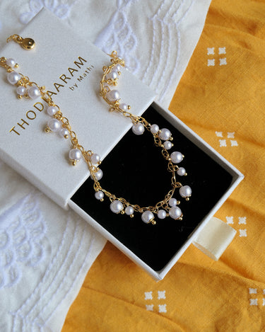 Pearl Dangle Anklet