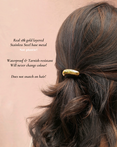 Smooth Glossy Hair Tie Cuff