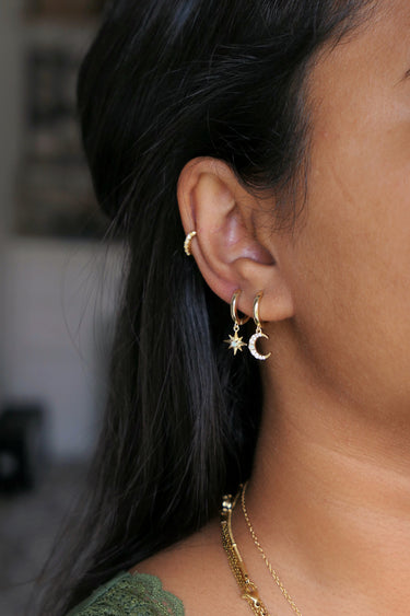 Opal Celestial Hoops