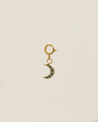Green Moon Charm
