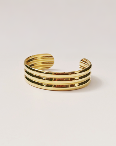 Chunky Double Cuff Bangle