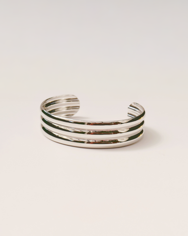 Chunky Double Cuff Bangle