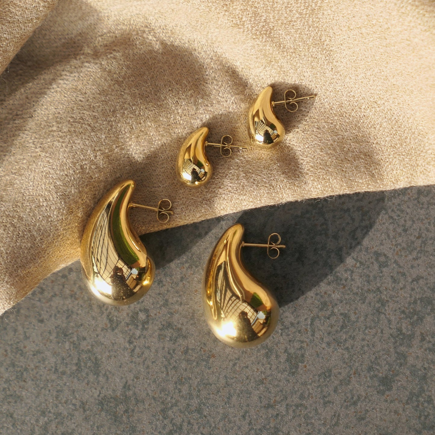 Chunky Teardrop Earrings