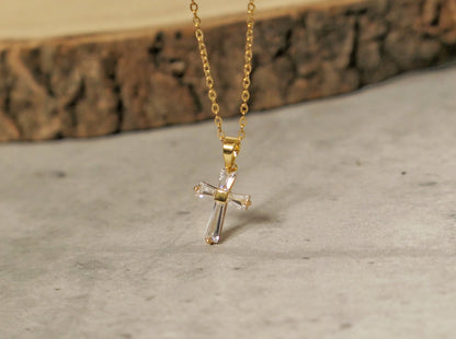 Iced Cross Necklace