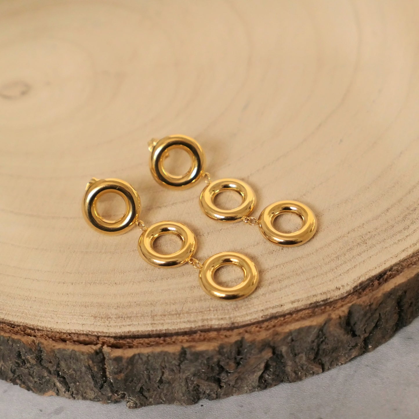 Statement 3 Circle Stud