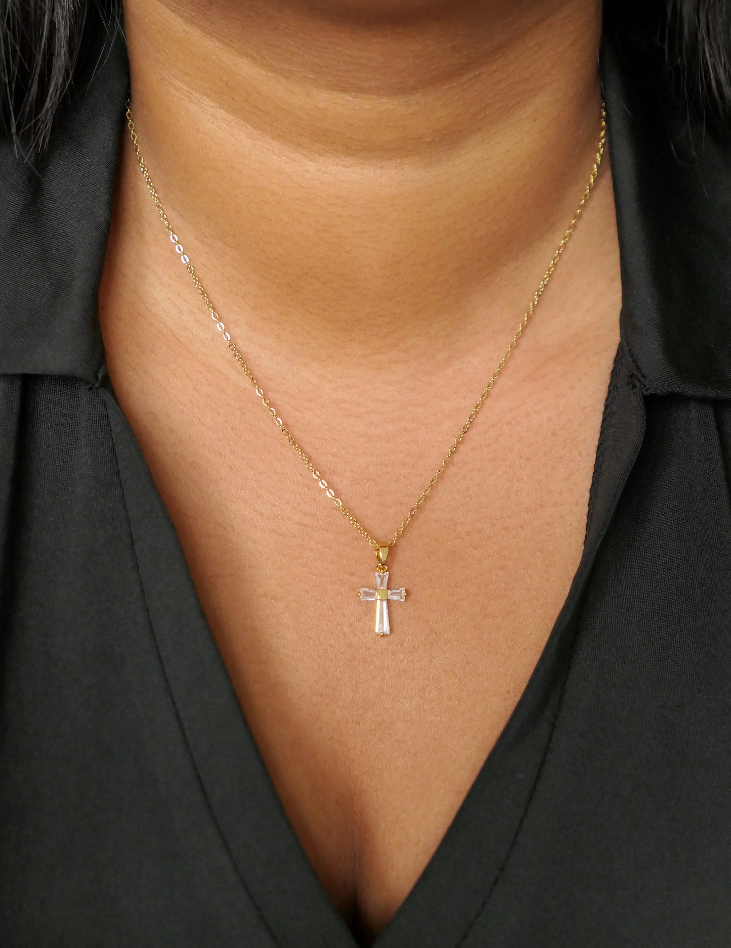 Iced Cross Necklace