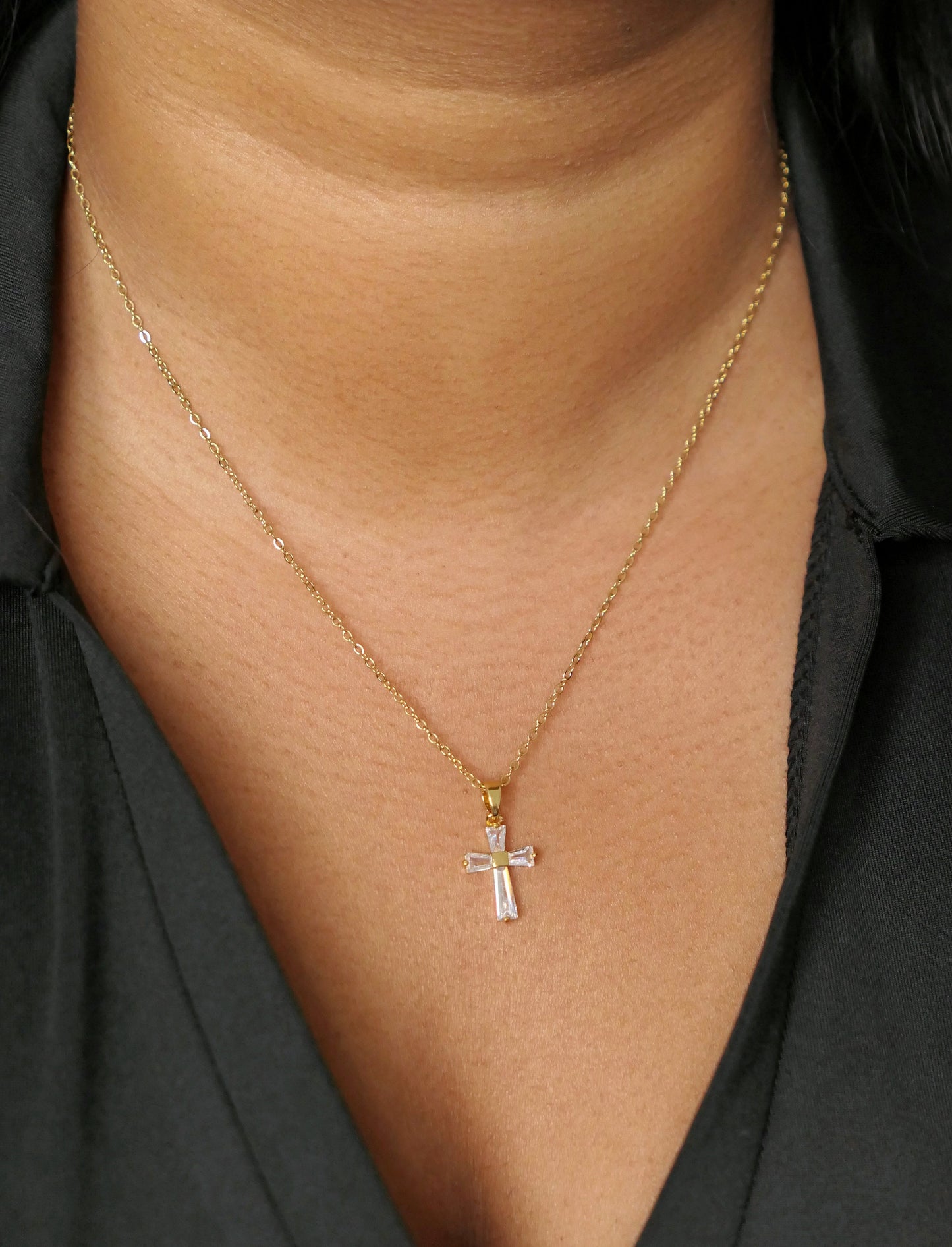 Iced Cross Necklace