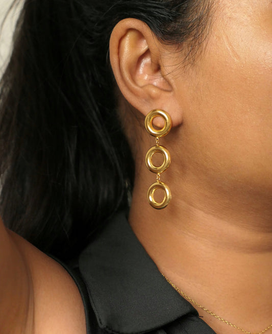 Statement 3 Circle Stud