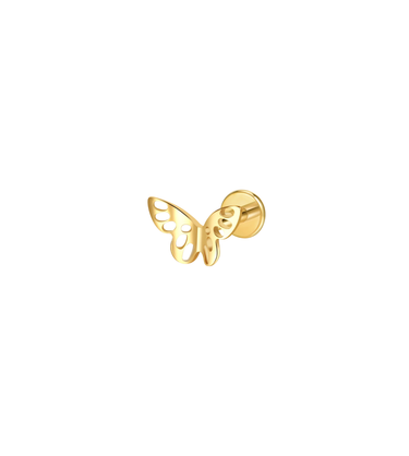 Butterfly Flatback Stud