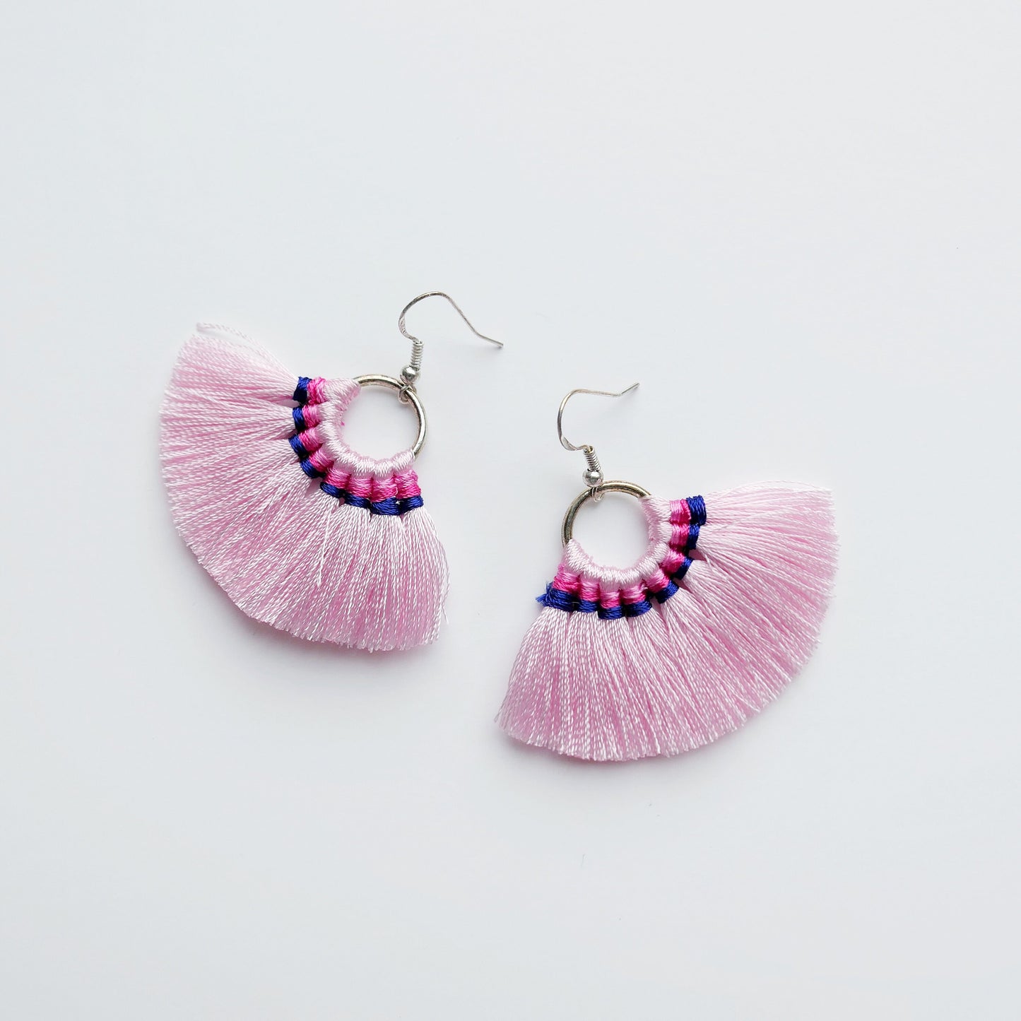 Zephyra Fan Tassel Earrings