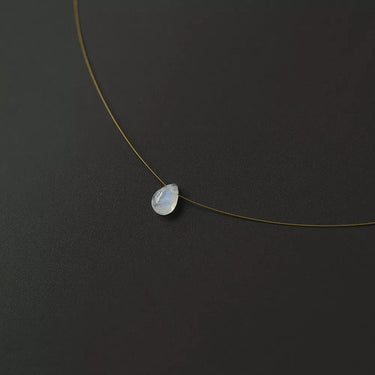 Teardrop Moonstone Necklace