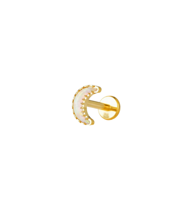 Opal Moon Flatback Stud