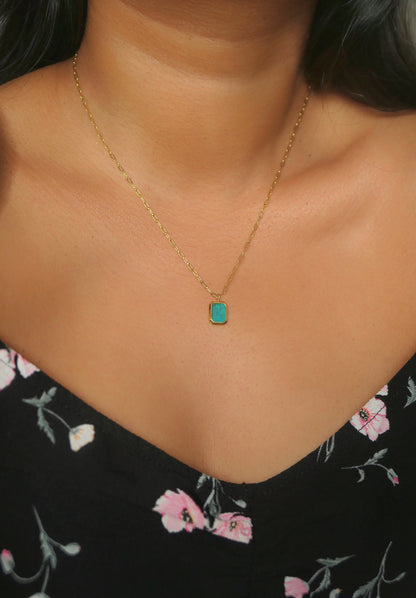 Turquoise Pendant Necklace