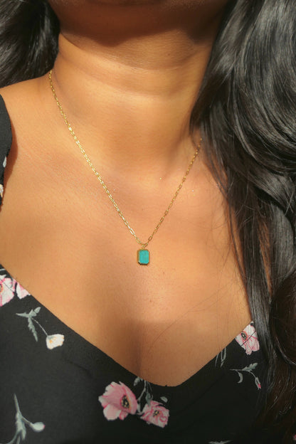 Turquoise Pendant Necklace