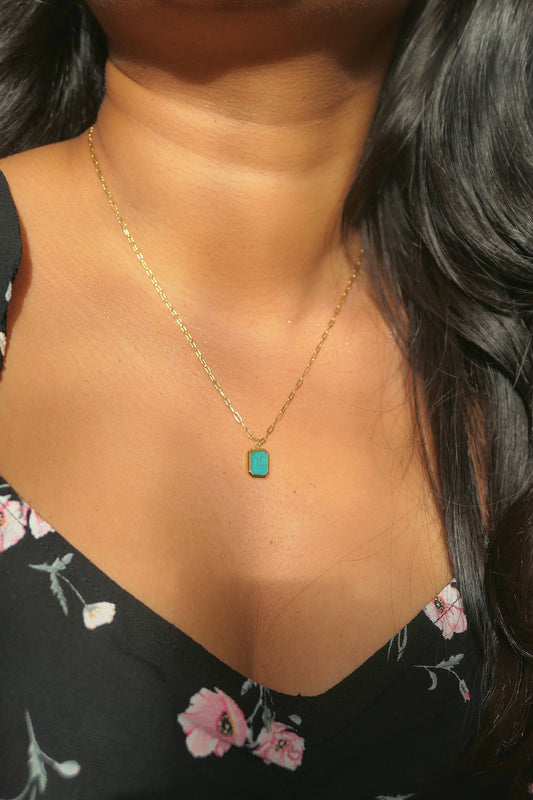 Turquoise Pendant Necklace