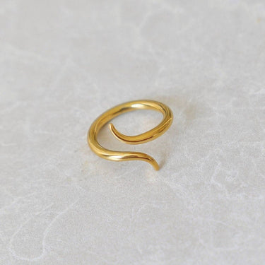 Abstract Snake Ring
